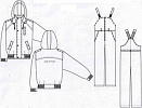 Костюм мужской утеплённый М161м66у ОХРАНА.